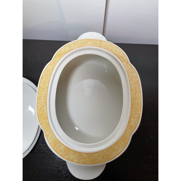 Villeroy & Boch Plantation Switch 5 Silma Oval Covered Vegetable Dish Bow 8 1/2" - Picture 9 of 16